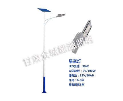 达坂城爆款太阳能路灯